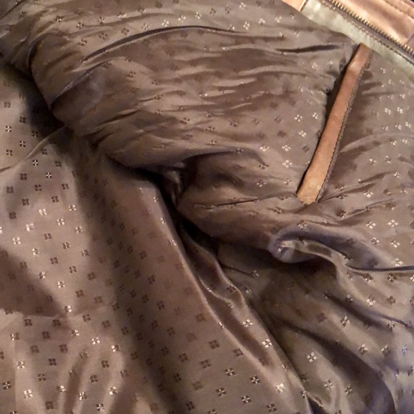 Full Grain Leather Jacket Brown Mens' - Picture 4 of 4